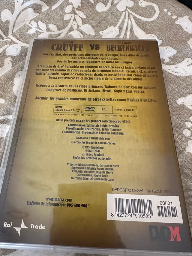 DVD Duelos de Oro: Cruyff vs Beckenbauer