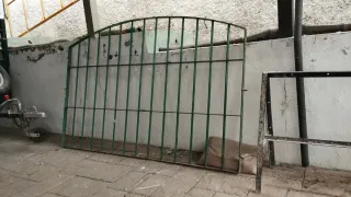 Reja metálica verde