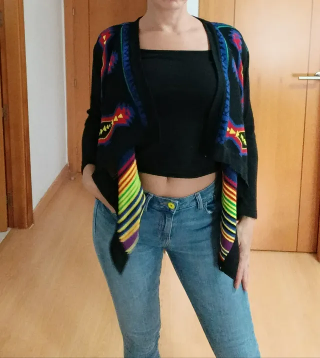 Cardigan étnico