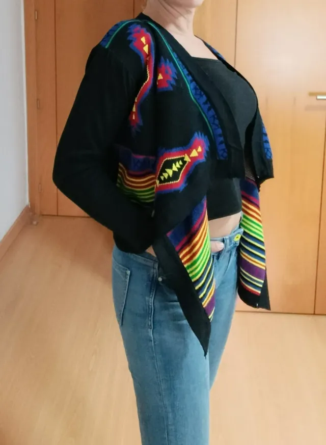 Cardigan étnico