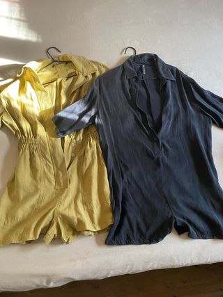 Monos cortos verde y negro