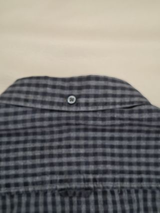 Camicia a quadretti grigio/nera taglia L