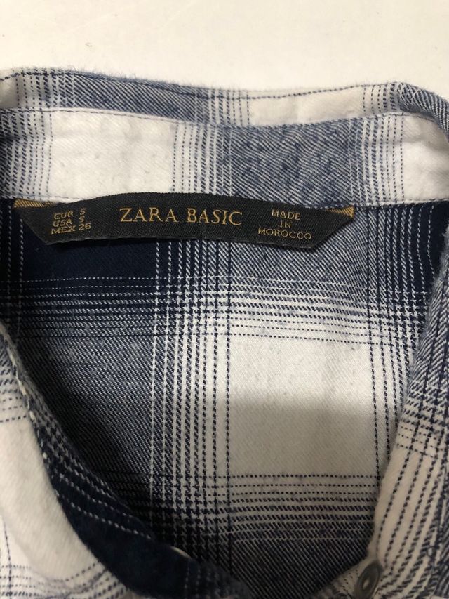 Camisas de cuadros Zara mujer