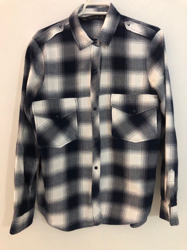 Camisas de cuadros Zara mujer