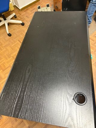 Mesa de despacho moderna negra