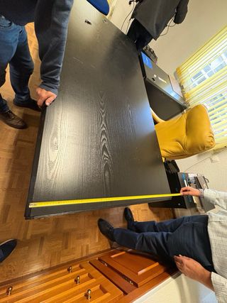 Mesa de despacho moderna negra