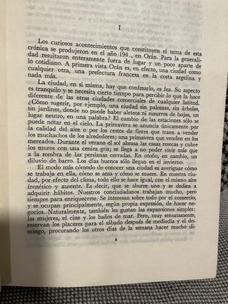(Antiguo)La peste.  Albert Camus 1956