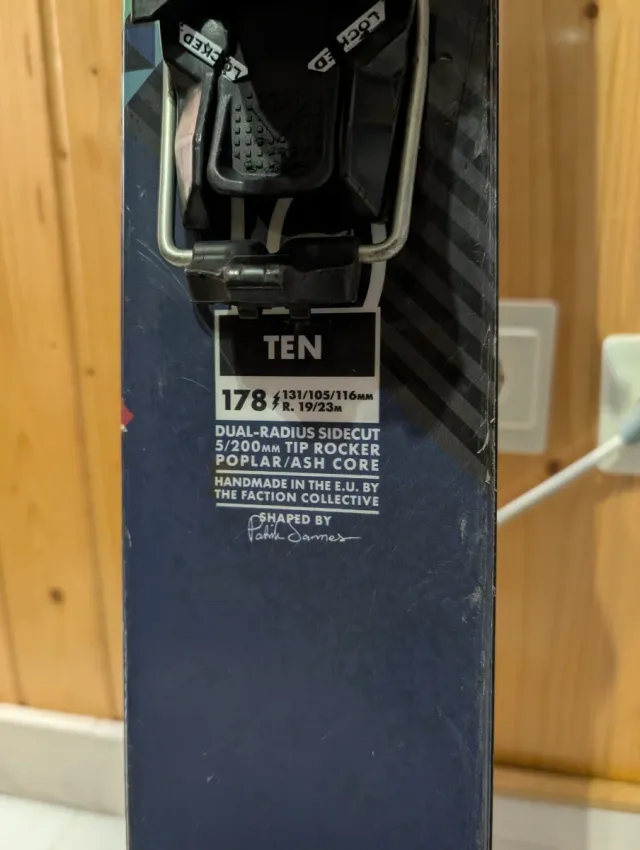 Esquís Faction Ten 178cm