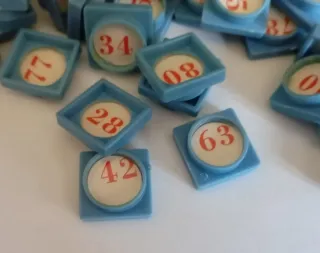 Gettoni numerati per tombola