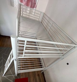 Literas de hierro 90cm con escalera