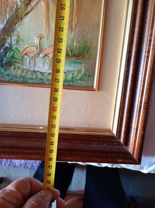 2 Cuadros Decorativos Madera y Papel