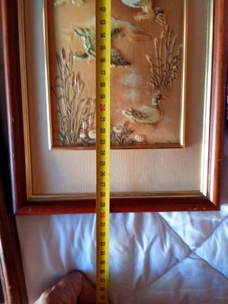 2 Cuadros Decorativos Madera y Papel