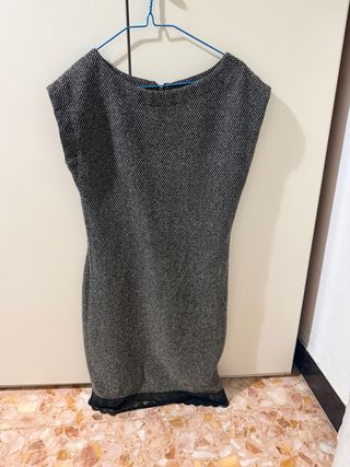 Abito Zara nero e grigio