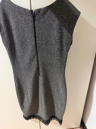 Abito Zara nero e grigio