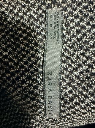 Abito Zara nero e grigio