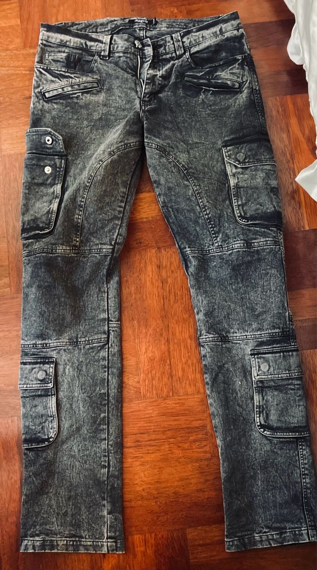 Jeans Cargo Rock Rebel Uomo Taglia W 32 L 34