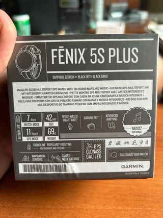 Reloj Garmin Fenix 5S Plus