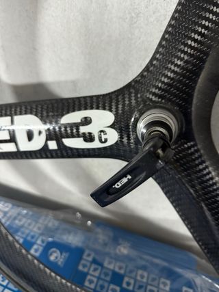 Rueda Trasera HED 3 Carbono