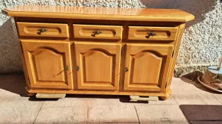 Mueble de salón pino macizo