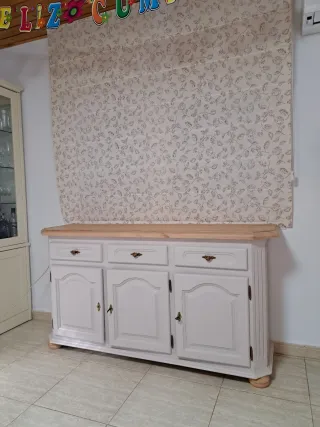 Mueble de salón pino macizo
