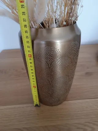 Jarrón metal dorado Maisons du Monde