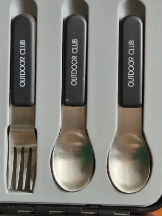 Set posate e acciaio campeggio Outdoor Class