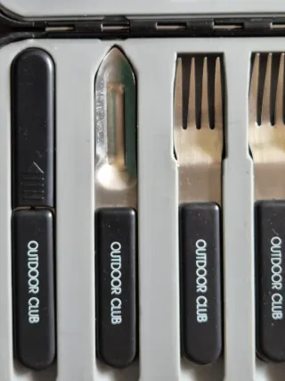 Set posate e acciaio campeggio Outdoor Class