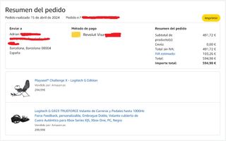 Volante Logitech G923 y Playseat Challenge X Logi