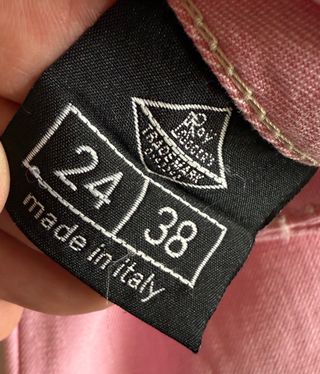 Roy Roger's Jeans Rosa Vintage Taglia 38.