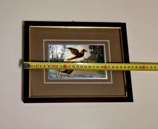 Quadretto vintage con fagiani