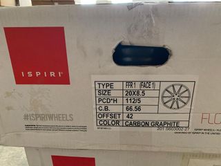 4 llantas ISPIRI FFR1 8.5X20 5X112 ET42 CARBON GF