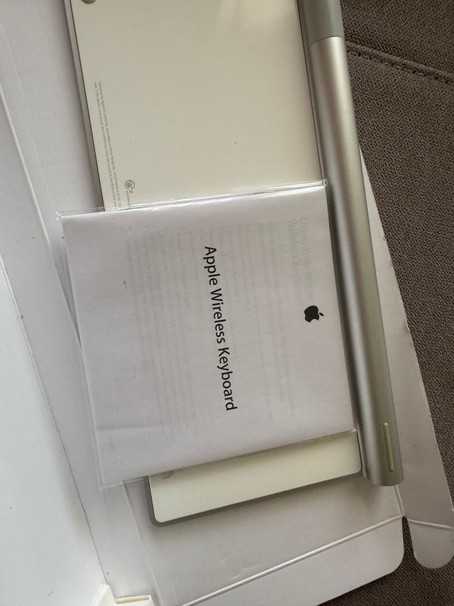 Teclado Apple Plata/Beige