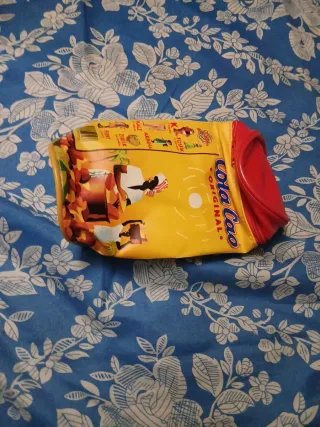 Estuche Escolar Cola Cao Amarillo y Rojo