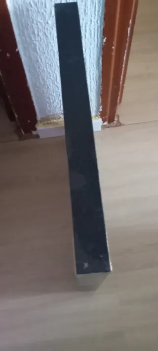 Mesa auxiliar negra madera