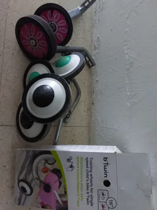 Ruedines Btwin 16 para bicicleta infanti