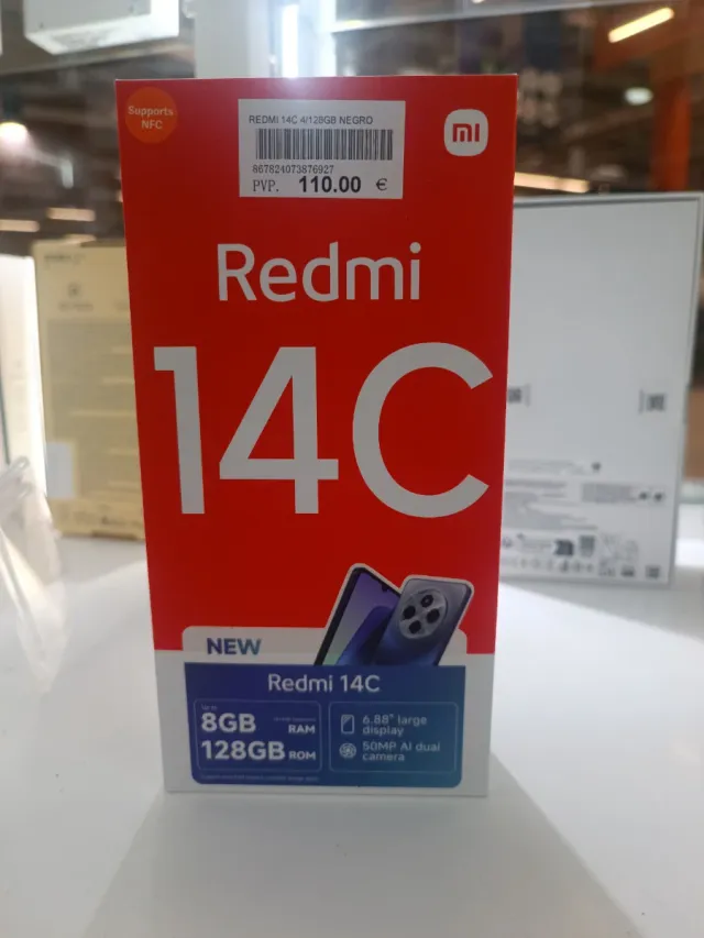 Redmi 14C 4/128GB Negro Nuevo