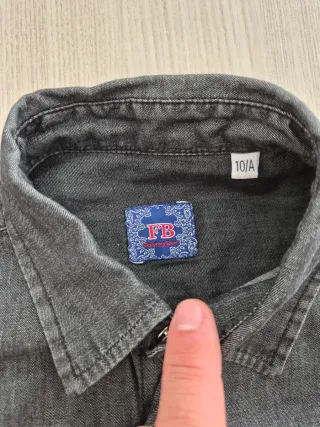Camicia grigia 10 anni