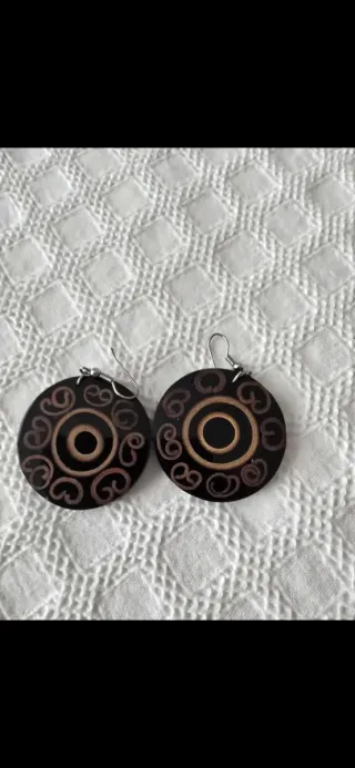 Pendientes Parfois redondos diseño tribal