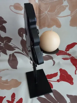 Decorazione albero di Natale con candela