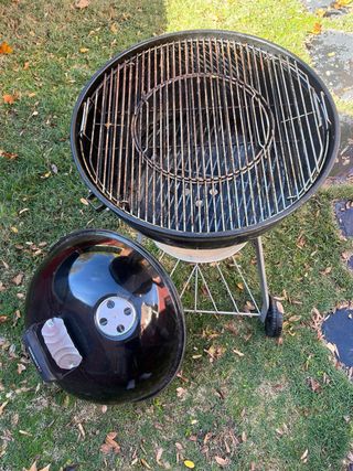 Barbacoa Landmann Negra y Plateada