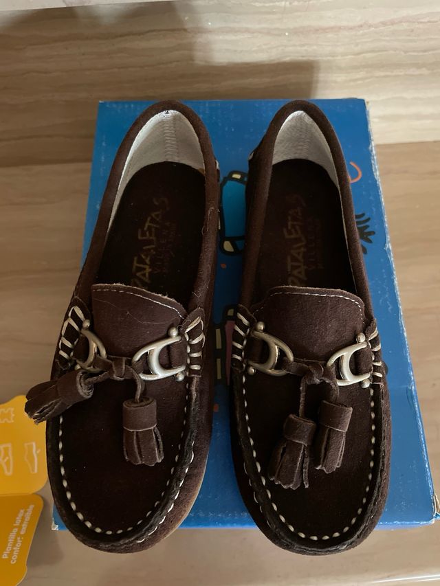 Mocasines de piel N.27