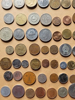 Lotto 130 monete antiche e moderne