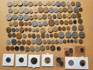 Lotto 130 monete antiche e moderne