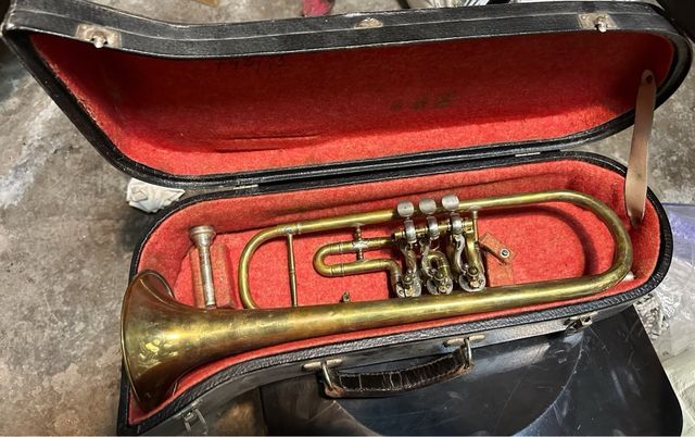 Tromba a cilindri in ottone