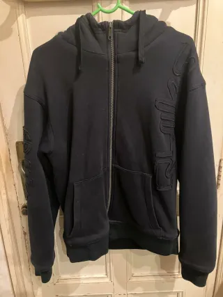 Sudadera Quiksilver Negra con Cremallera