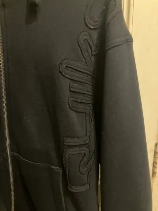 Sudadera Quiksilver Negra con Cremallera