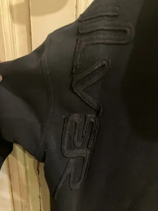 Sudadera Quiksilver Negra con Cremallera