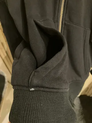 Sudadera Quiksilver Negra con Cremallera