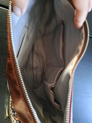 Borsa tracolla donna cognac , senza marca!! Misure