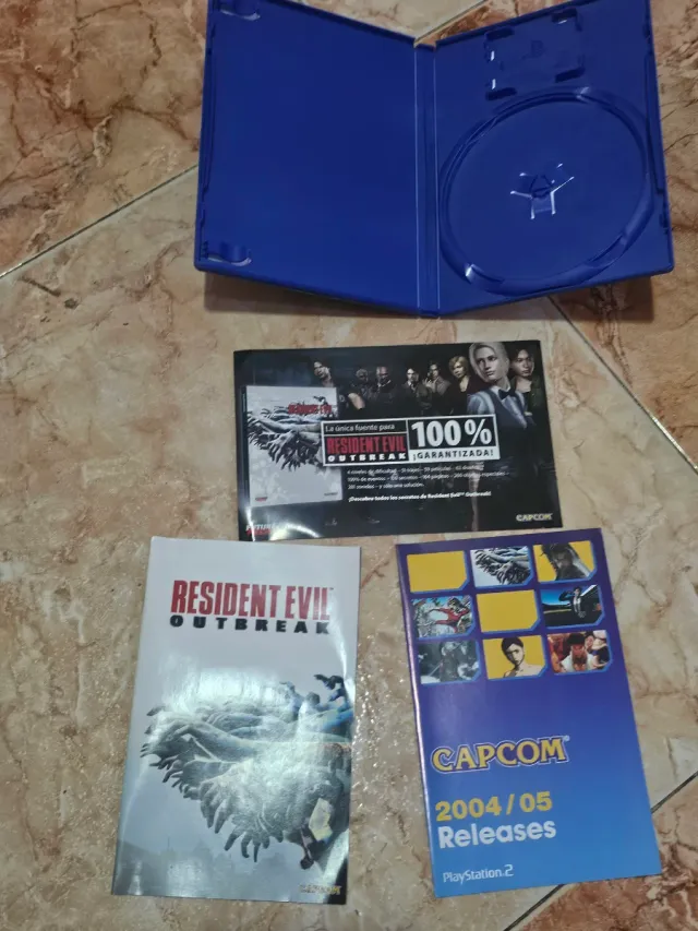 Resident Evil Outbreak PS2 solo Caja no Wallapay